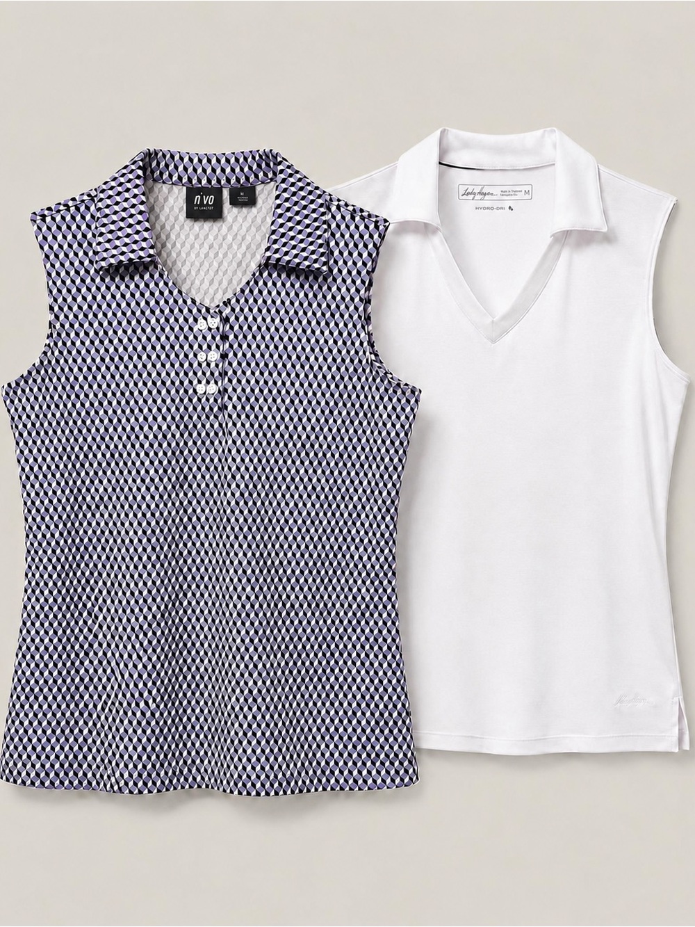 Women’s Sleeveless Golf Polo Lot Size M Nivo and Lady Hagen Hydro-Dr